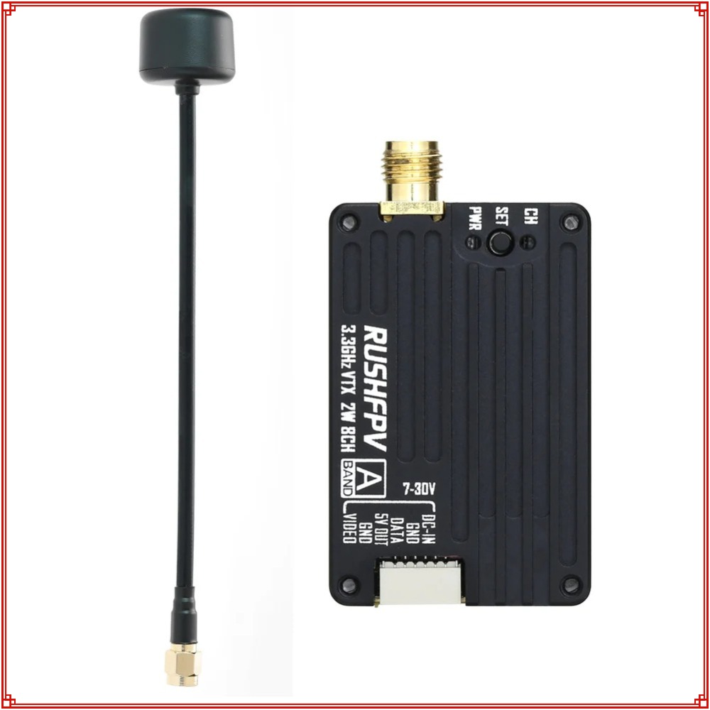 Fpv Drone Transmitter - Nuovo Trasmettitore RUSHFPV 3.3G 2W VTX
